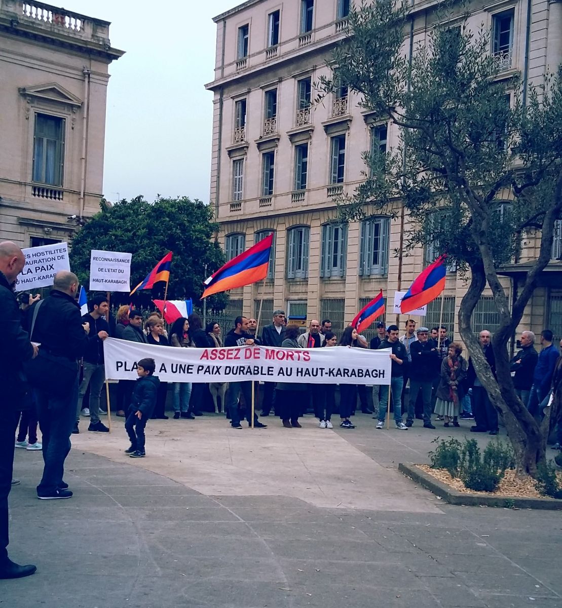 Шествие протеста во французском городе Монпелье | Hayern Aysor