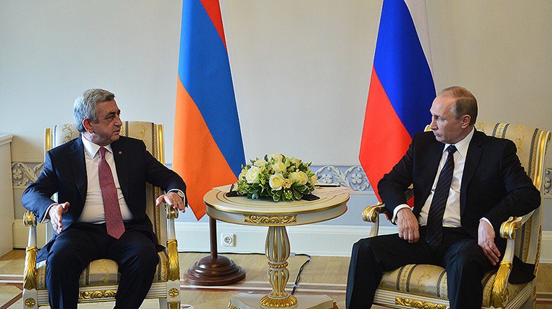 В Санкт-Петербурге началась встреча президентов Армении и России