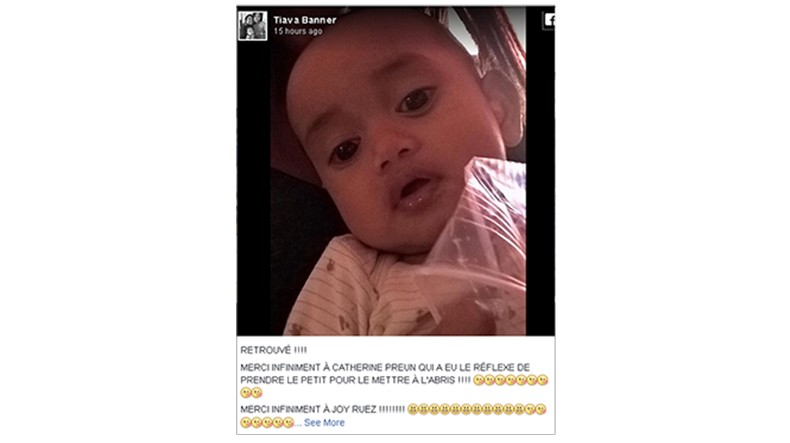Потерявшийся из-за теракта в Ницце младенец нашелся благодаря пользователям соцсетей