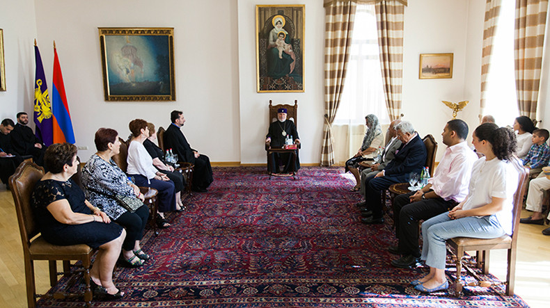 Католикос Гарегин II на встрече с паломниками коснулся карабахской проблемы