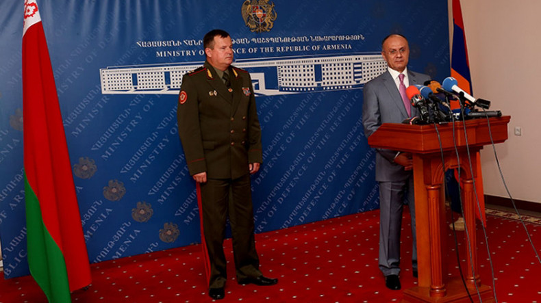 Министры обороны Армении и Беларуси обсудили вопросы безопасности