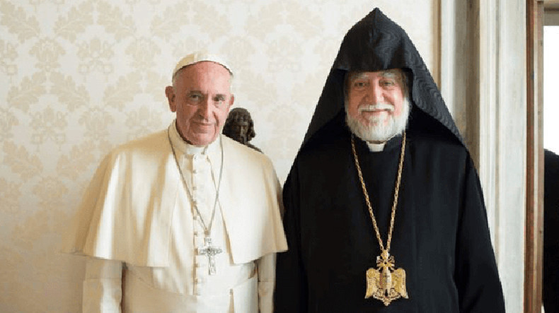 Արամ Ա. Կաթողիկոսը Վատիկանում հանդիպել է Հռոմի Պապին
