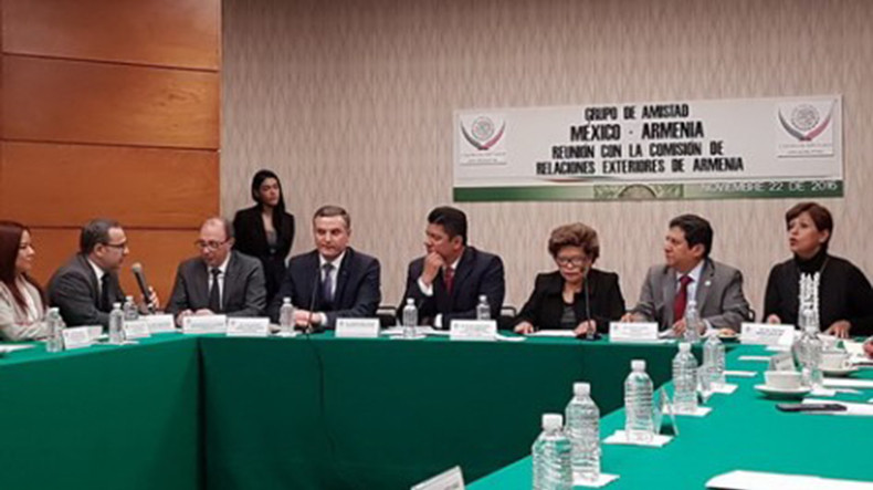 Артак Закарян пригласил председателя Сената Мексики посетить Армению