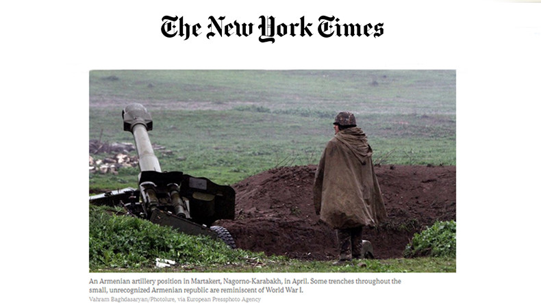 «Историческая правда на стороне армян»: New York Times о последствиях агрессии Азербайджана против НКР