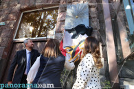 Memorial plaque honoring Yeghishe Charents inaugurated in Yerevan