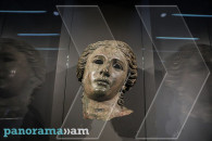 Bronze head and hand of goddess Anahit statue go on display in Armenia for first time