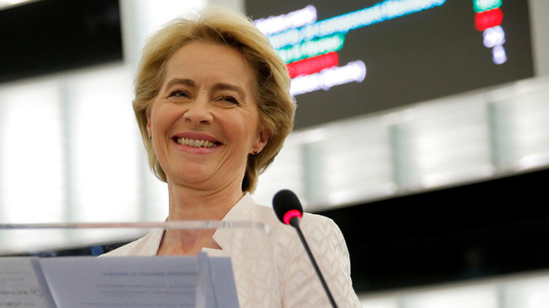 Germany's Ursula Von Der Leyen Elected First Female European Commission ...