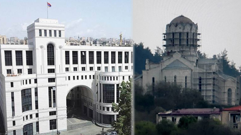 Ադրբեջանը Շուշիի Մայր տաճարի հետ կապված գործողություններ է իրականացնում՝ առանց Հայ առաքելական եկեղեցու հետ խորհրդակցելու. ԱԳՆ հայտարարությունը
