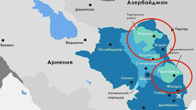 Ըստ «ՌԲԿ»-ի՝ Հայաստանի իշխանությունները հանձնելու են Մարտունին, Մարտակերտն ու Իվանյանը